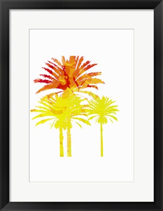 Framed Sunny Palm II Print