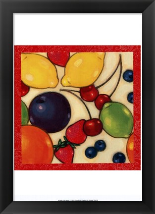 Framed Fruit Medley I Print