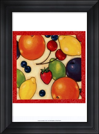 Framed Fruit Medley II Print