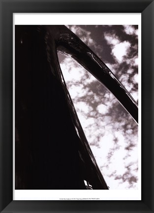 Framed Sky Sculpture I Print