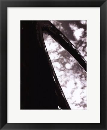 Framed Sky Sculpture I Print