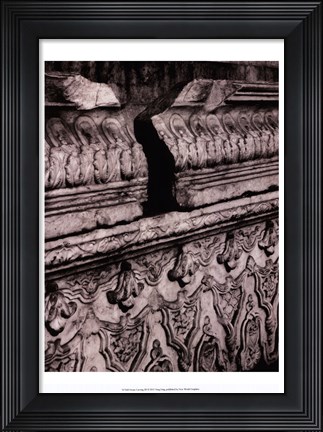 Framed Stone Carving III Print