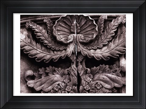 Framed Stone Carving VIII Print