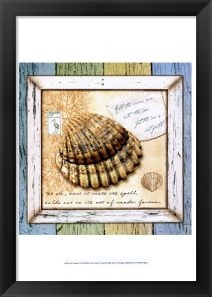 Framed Sea Treasures V Print