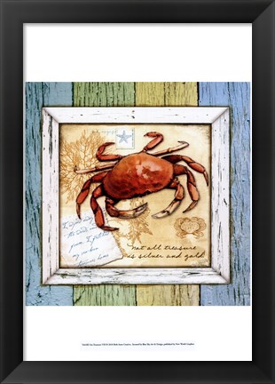 Framed Sea Treasures VIII Print