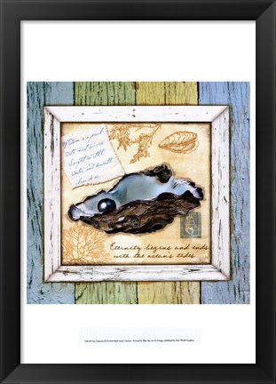 Framed Sea Treasures IX Print