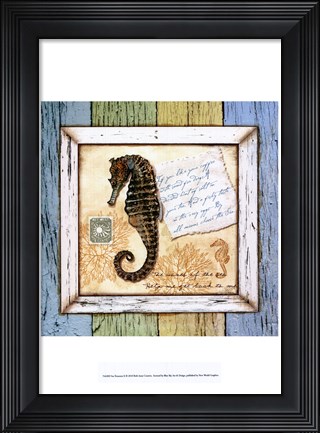 Framed Sea Treasures X Print
