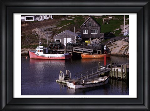 Framed Coastal Shore II Print