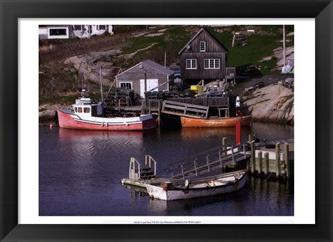 Framed Coastal Shore II Print