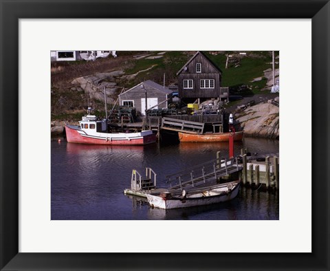 Framed Coastal Shore II Print