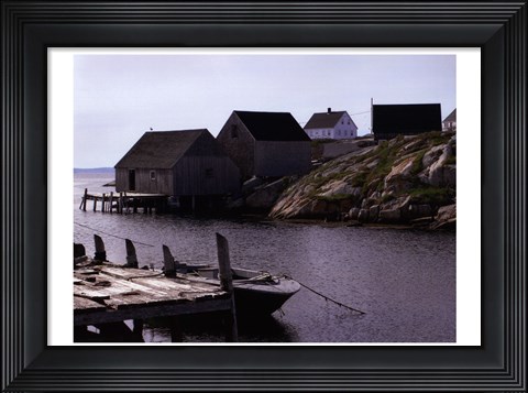 Framed Coastal Shore I Print