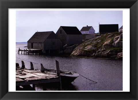 Framed Coastal Shore I Print