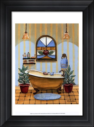 Framed Nouveau Boudoir I Print