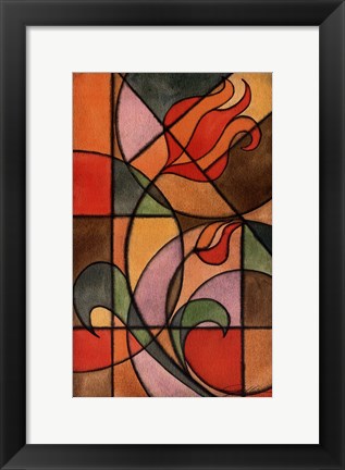 Framed Craftsman Flower II Print