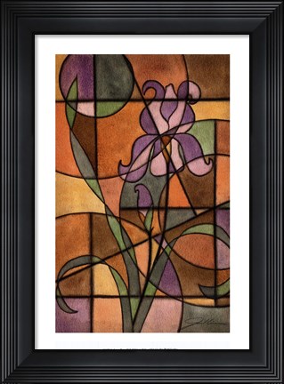 Framed Craftsman Flower III Print