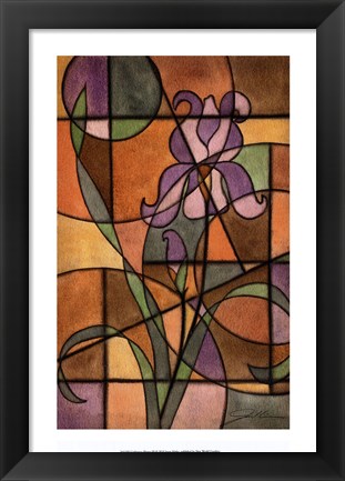 Framed Craftsman Flower III Print