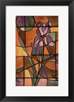 Framed Craftsman Flower III Print