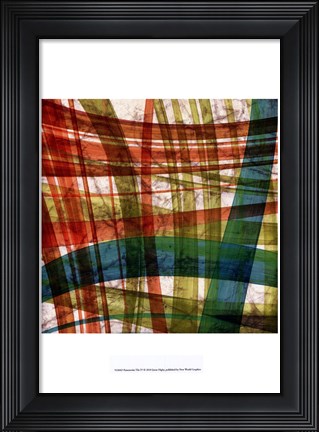 Framed Paintstroke Tile IV Print