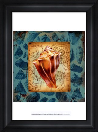 Framed Seaside Gifts III Print