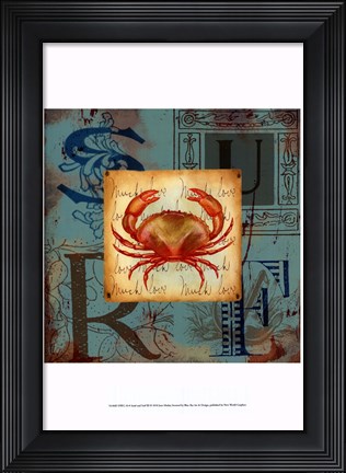 Framed Sand and Surf III Print