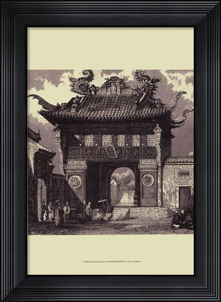 Framed Imperial Architecture I Print