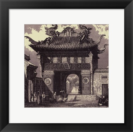 Framed Imperial Architecture I Print