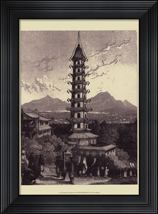 Framed Imperial Architecture II Print