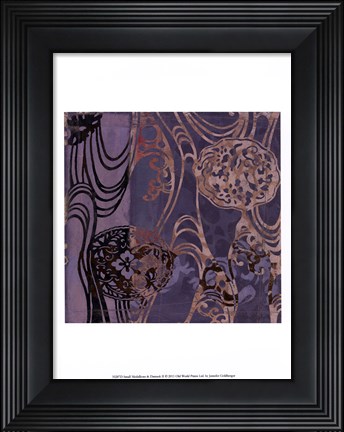 Framed Small Medallions &amp; Damask II Print