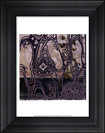 Framed Small Medallions &amp; Damask IV Print
