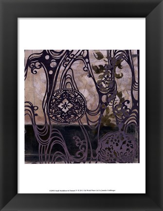 Framed Small Medallions &amp; Damask IV Print