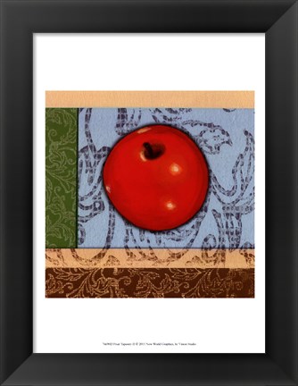 Framed Fruit Tapestry II Print