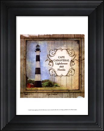 Framed Florida Lighthouse II Print