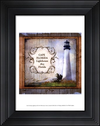 Framed Florida Lighthouse III Print