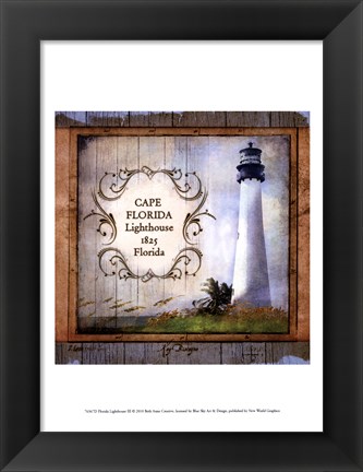 Framed Florida Lighthouse III Print