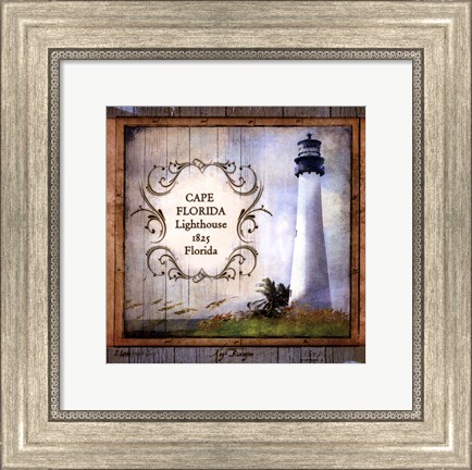 Framed Florida Lighthouse III Print