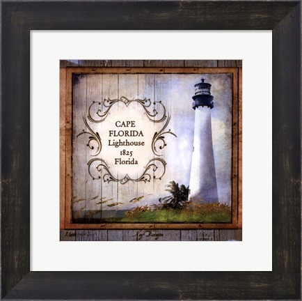 Framed Florida Lighthouse III Print