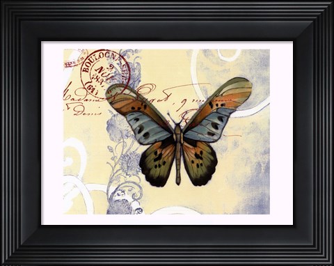 Framed Small Postcard Song IV Print