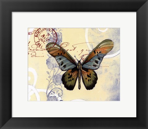Framed Small Postcard Song IV Print