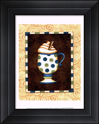 Framed Mocha Lattee II Print