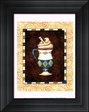 Framed Mocha Lattee III Print