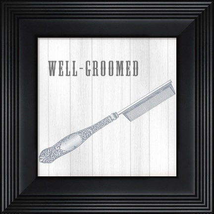 Framed Barber Shop Quartet III Print
