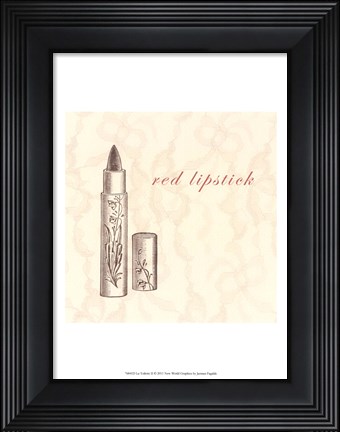 Framed La Toilette II Print