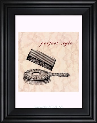 Framed La Toilette IV Print