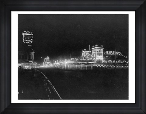 Framed Steeplechase Print
