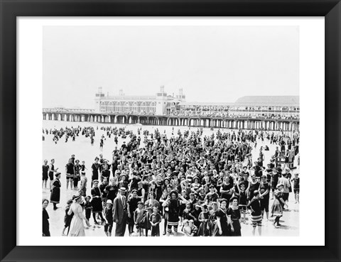 Framed Atlantic City Pier Print