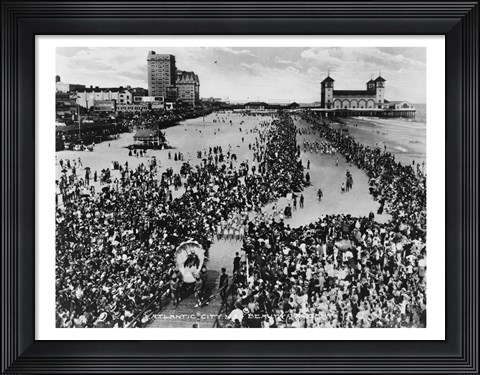 Framed Atlantic City Beauty Pageant Print