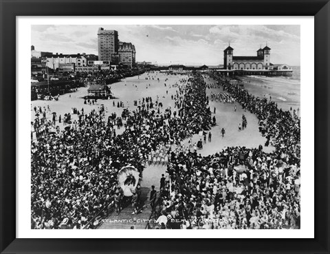 Framed Atlantic City Beauty Pageant Print