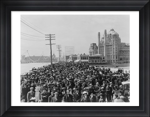 Framed Atlantic City Beauty Pageant Print