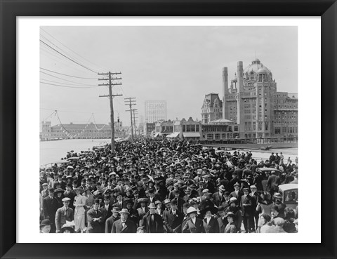 Framed Atlantic City Beauty Pageant Print