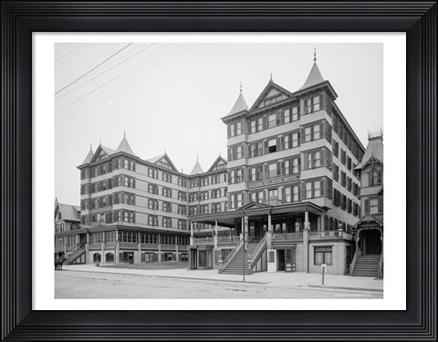 Framed Grand Atlantic Hotel, Atlantic City, NJ Print